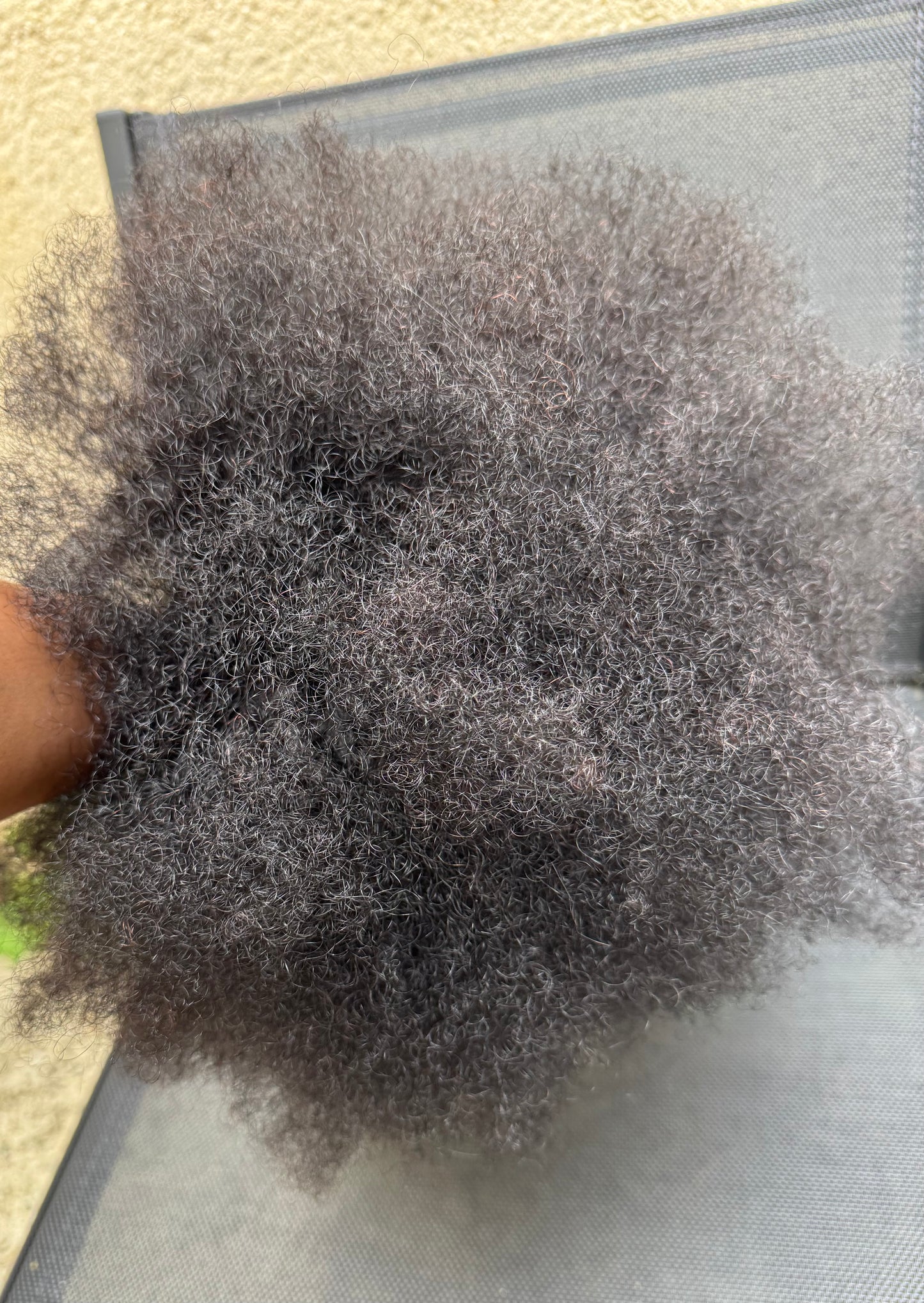 Postiche Afro Naturel Réaliste - 16 pouces