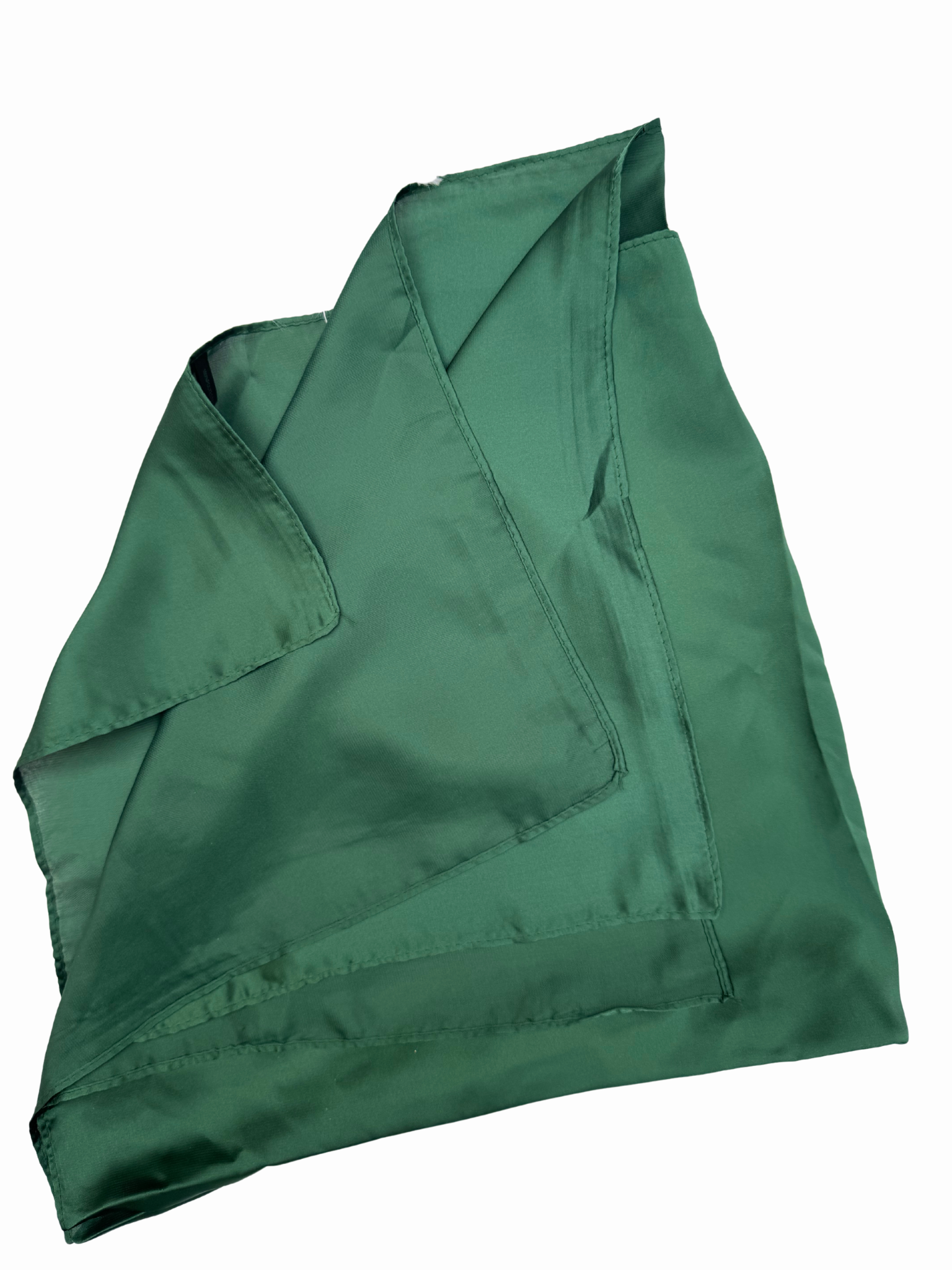 Foulard Satin Vert Émeraude – Élégance & Polyvalence