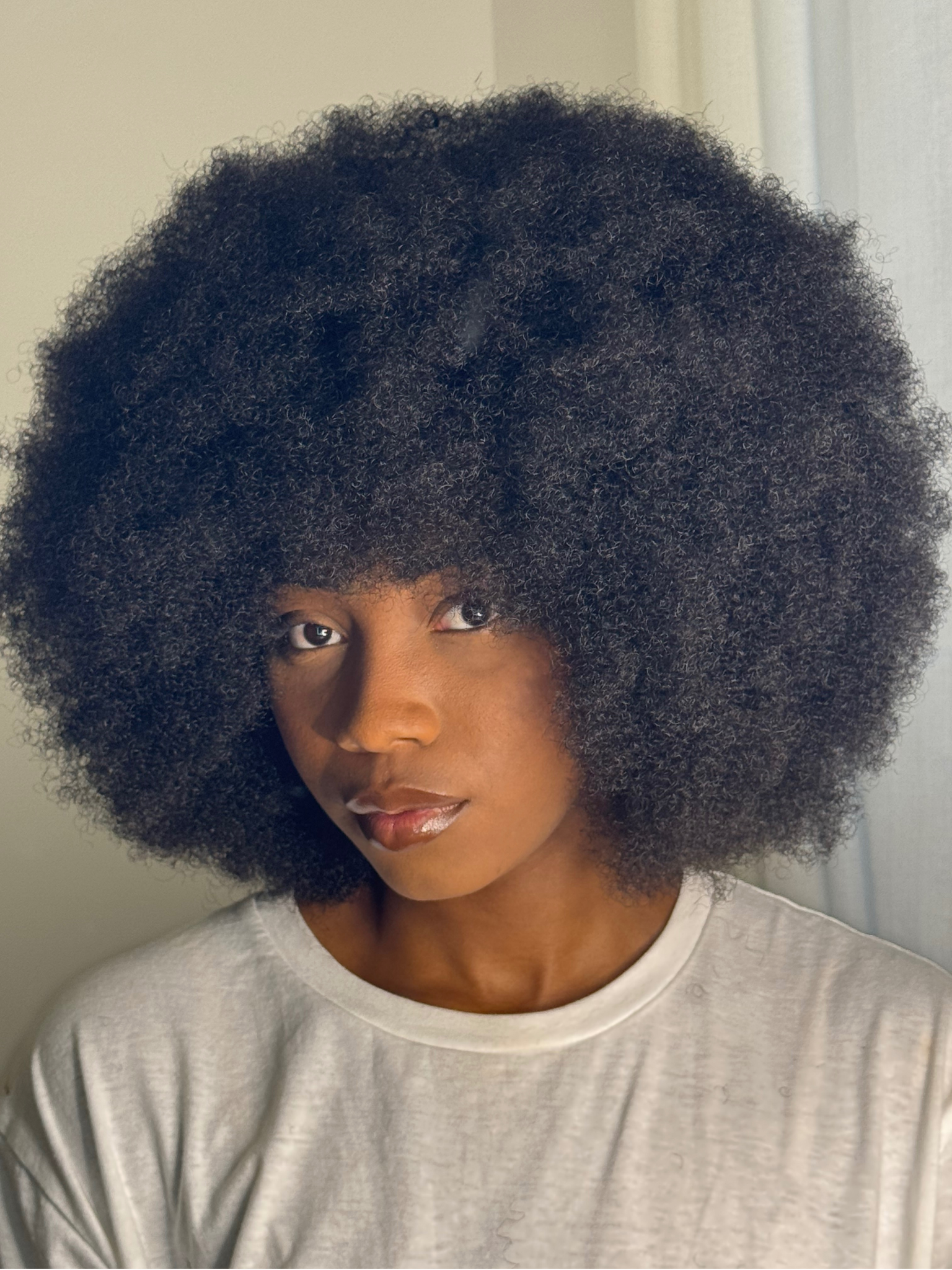 Perruque Afro Babe - Majestieuse - Noir Naturel