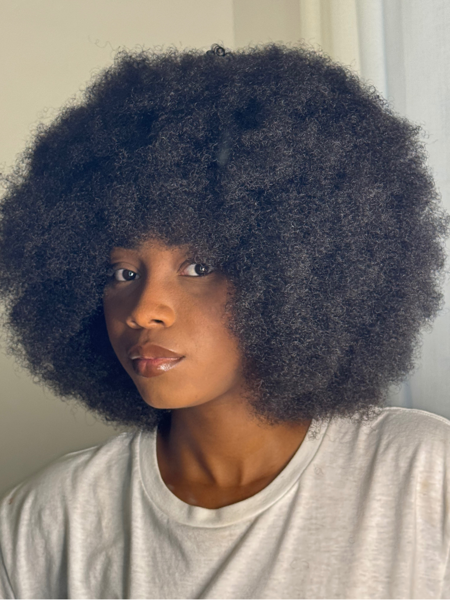 Perruque Afro Babe - Majestieuse - Noir Naturel