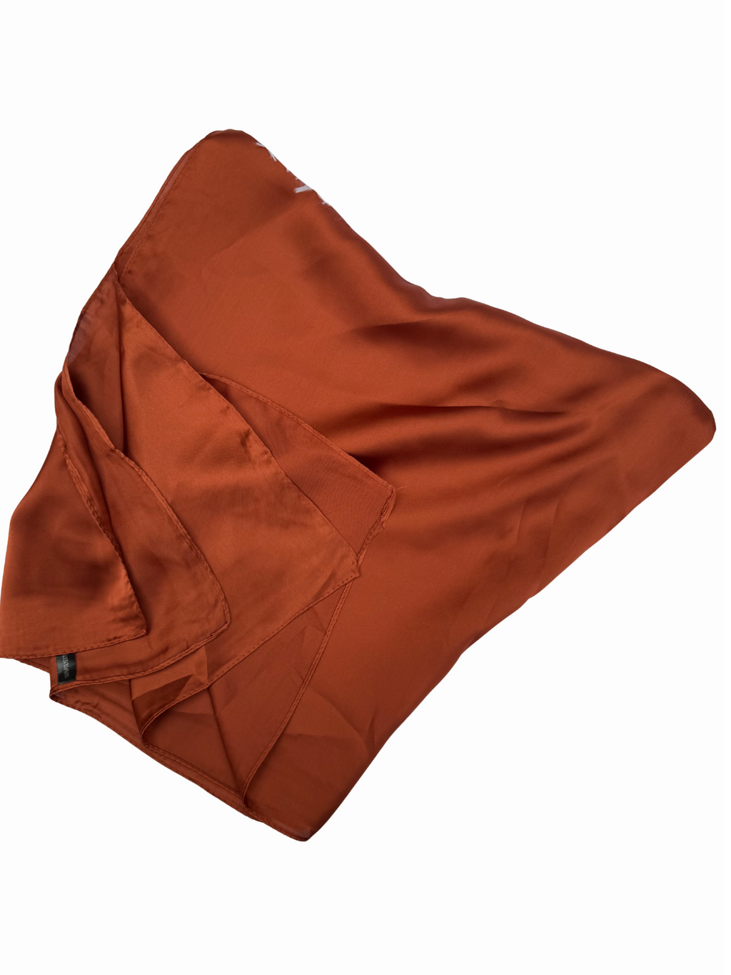 Foulard Chocolat Cuivré – Élégance lumineuse et chaleureuse